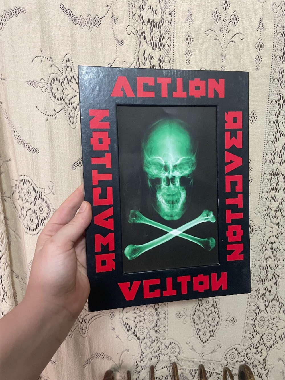 Action Reaction by Adrain Lee accordion tattoo art book